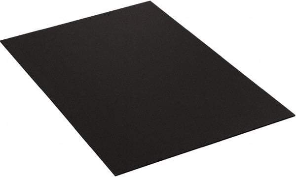 Made in USA - 96" Long x 48" Wide Plastic Sheet - Black - All Tool & Supply