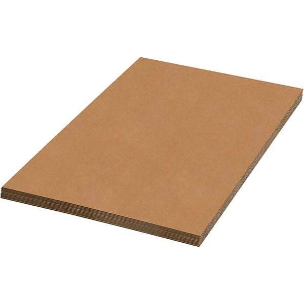 Made in USA - 12" Long x 16" Wide Corrugated Sheet - Kraft - All Tool & Supply