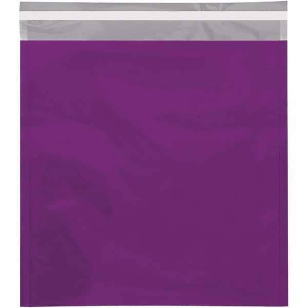 Value Collection - 13" Long x 10-3/4" Wide Peel-Off Self-Seal Metallic Mailer - Purple - All Tool & Supply