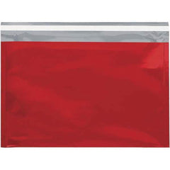 Value Collection - 12-3/4" Long x 9-1/2" Wide Peel-Off Self-Seal Metallic Mailer - Red - All Tool & Supply