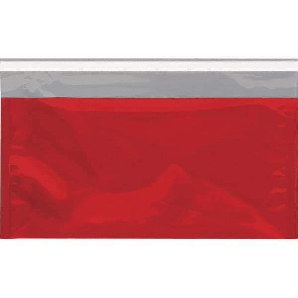 Value Collection - 10-1/4" Long x 6-1/4" Wide Peel-Off Self-Seal Metallic Mailer - Red - All Tool & Supply