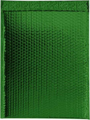 Made in USA - 17-1/2" Long x 16" Wide Peel-Off Self-Seal Bubble Mailer - Green - All Tool & Supply