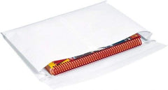 Made in USA - 15" Long x 10" Wide Peel-Off Self-Seal Expandable Envelope - White - All Tool & Supply