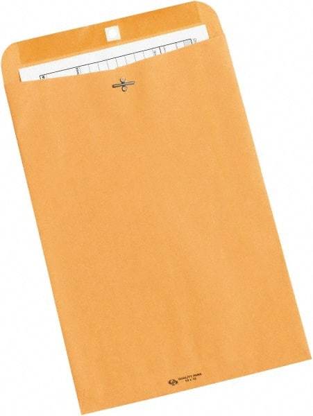 Made in USA - 15" Long x 10" Wide Clasp Envelope - Kraft - All Tool & Supply