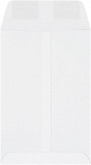 Made in USA - 9" Long x 6" Wide Gummed Flap Plain White Envelope - White - All Tool & Supply