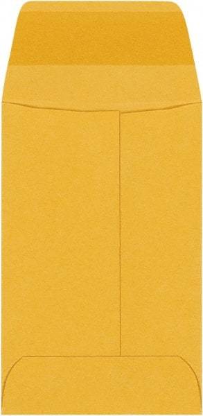 Made in USA - 3-1/2" Long x 2-1/4" Wide Gummed Flap Brown Kraft Envelope - Kraft - All Tool & Supply