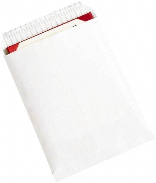 Made in USA - 12-1/2" Long x 9-1/2" Wide Peel-Off Self-Seal White Catalog Envelope - White - All Tool & Supply