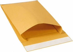 Made in USA - 15" Long x 12" Wide Peel-Off Self-Seal Natural Kraft Envelope - Kraft - All Tool & Supply