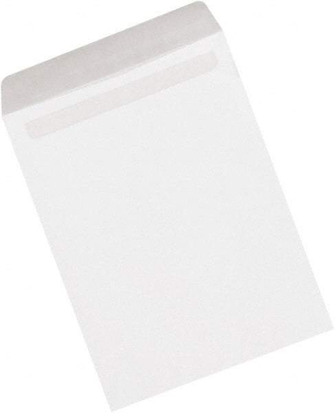 Made in USA - 13" Long x 10" Wide Self Seal White Catalog Envelope - White - All Tool & Supply