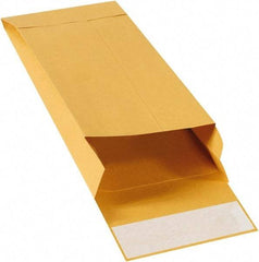 Made in USA - 11" Long x 5" Wide Peel-Off Self-Seal Natural Kraft Envelope - Kraft - All Tool & Supply