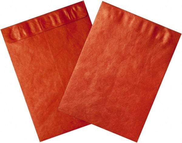 Dupont - 13" Long x 10" Wide Peel-Off Self-Seal Tyvek Flat Catalog Envelopes - Red - All Tool & Supply