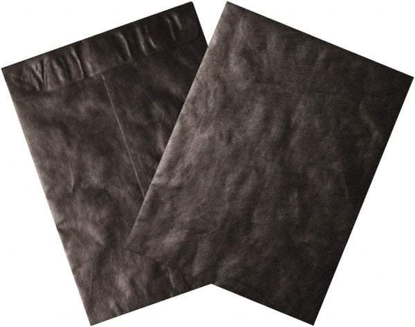 Dupont - 12" Long x 9" Wide Peel-Off Self-Seal Tyvek Flat Catalog Envelopes - Black - All Tool & Supply