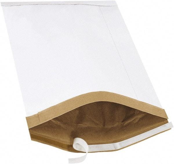 Made in USA - 19" Long x 12-1/2" Wide Peel-Off Self-Seal Padded Mailer - White - All Tool & Supply