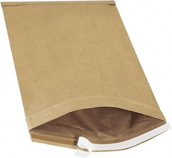 Made in USA - 19" Long x 12-1/2" Wide Peel-Off Self-Seal Padded Mailer - Kraft - All Tool & Supply