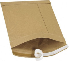 Made in USA - 12" Long x 8-1/2" Wide Peel-Off Self-Seal Padded Mailer - Kraft - All Tool & Supply