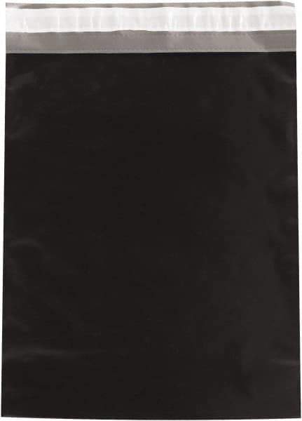 Value Collection - 19" Long x 14-1/2" Wide Peel-Off Self-Seal Courier Envelope - Black - All Tool & Supply