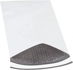 Made in USA - 14-1/2" Long x 9-1/2" Wide Peel-Off Self-Seal Padded Mailer - White - All Tool & Supply