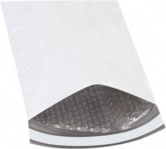 Made in USA - 12" Long x 8-1/2" Wide Peel-Off Self-Seal Padded Mailer - White - All Tool & Supply