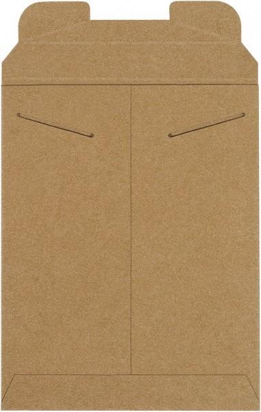 Made in USA - 11-1/2" Long x 9" Wide Regular Flat Mailer - Kraft - All Tool & Supply