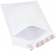 Made in USA - 12" Long x 7-1/4" Wide Peel-Off Self-Seal Bubble Mailer - White - All Tool & Supply