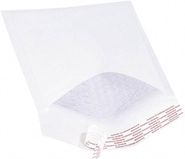 Value Collection - 10" Long x 6" Wide Peel-Off Self-Seal Bubble Mailer - White - All Tool & Supply