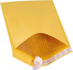 Made in USA - 16" Long x 10-1/2" Wide Peel-Off Self-Seal Bubble Mailer - Kraft - All Tool & Supply