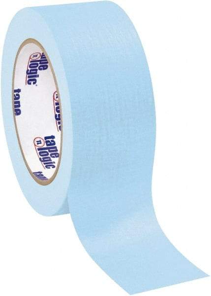 Tape Logic - 2" Wide x 60 Yd Long Blue Crepe Paper Masking Tape - 4.9 mil Thick - All Tool & Supply