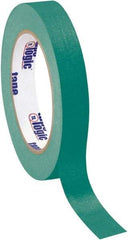 Tape Logic - 3/4" Wide x 60 Yd Long Green Crepe Paper Masking Tape - 4.9 mil Thick - All Tool & Supply