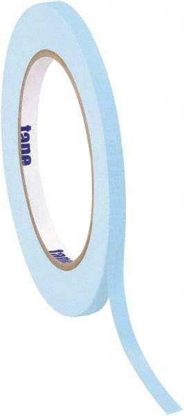 Tape Logic - 1/2" Wide x 60 Yd Long Blue Crepe Paper Masking Tape - 4.9 mil Thick - All Tool & Supply