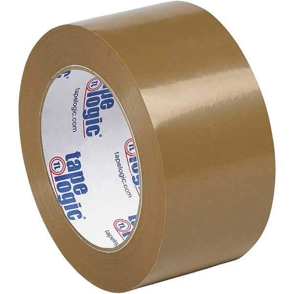 Tape Logic - 2" x 110 Yd Tan Rubber Adhesive Packaging Tape - Polypropylene Film Backing, 1.9 mil Thick, 22 Lb Tensile Strength - All Tool & Supply