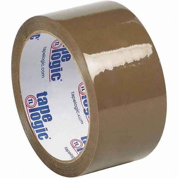 Tape Logic - 2" x 55 Yd Tan Rubber Adhesive Packaging Tape - Polypropylene Film Backing, 1.9 mil Thick, 22 Lb Tensile Strength - All Tool & Supply