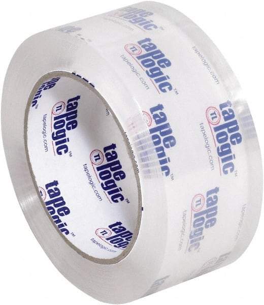 Tape Logic - 2" x 55 Yd Clear Acrylic Adhesive Packaging Tape - Polypropylene Film Backing, 2.6 mil Thick, 26.5 Lb Tensile Strength - All Tool & Supply