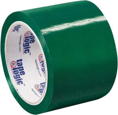 Tape Logic - 3" x 55 Yd Green Acrylic Adhesive Packaging Tape - Polypropylene Film Backing, 2.2 mil Thick, 21.4 Lb Tensile Strength - All Tool & Supply