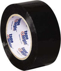 Tape Logic - 2" x 110 Yd Black Acrylic Adhesive Packaging Tape - Polypropylene Film Backing, 2.2 mil Thick, 21.4 Lb Tensile Strength - All Tool & Supply