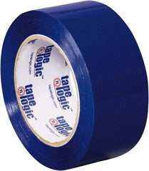 Tape Logic - 2" x 110 Yd Blue Acrylic Adhesive Packaging Tape - Polypropylene Film Backing, 2.2 mil Thick, 21.4 Lb Tensile Strength - All Tool & Supply