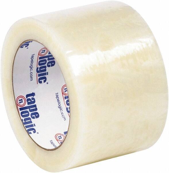 Tape Logic - 3" x 110 Yd Clear Hot Melt Adhesive Packaging Tape - Polypropylene Film Backing, 2 mil Thick - All Tool & Supply