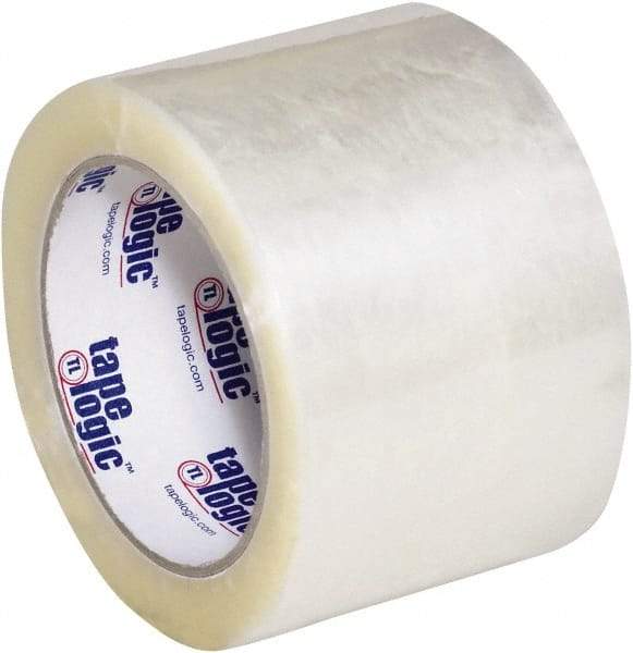 Tape Logic - 3" x 110 Yd Clear Hot Melt Adhesive Packaging Tape - Polypropylene Film Backing, 2.2 mil Thick - All Tool & Supply