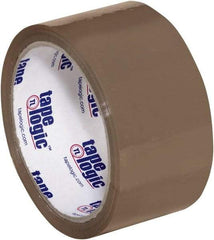 Tape Logic - 2" x 55 Yd Tan Hot Melt Adhesive Packaging Tape - Polypropylene Film Backing, 1.6 mil Thick, 26 Lb Tensile Strength - All Tool & Supply