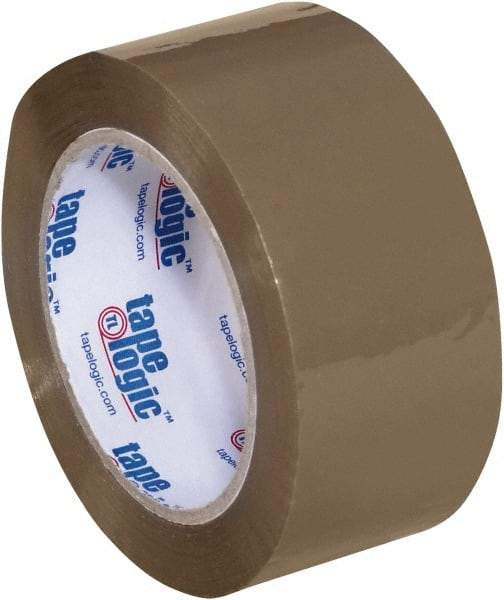 Tape Logic - 2" x 110 Yd Tan Acrylic Adhesive Packaging Tape - Polypropylene Film Backing, 1.8 mil Thick, 18 Lb Tensile Strength - All Tool & Supply