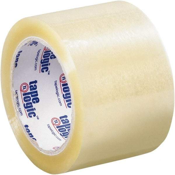 Tape Logic - 3" x 110 Yd Clear Acrylic Adhesive Packaging Tape - Polypropylene Film Backing, 1.6 mil Thick - All Tool & Supply