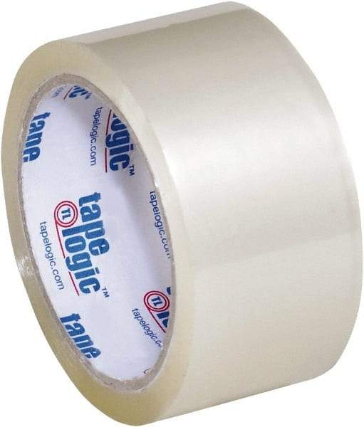 Tape Logic - 2" x 55 Yd Clear Acrylic Adhesive Packaging Tape - Polypropylene Film Backing, 2 mil Thick, 20 Lb Tensile Strength - All Tool & Supply