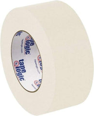 Tape Logic - 2" x 60 Yd Natural White Rubber Adhesive Packaging Tape - Paper Backing, 8 mil Thick - All Tool & Supply