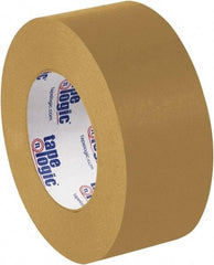 Tape Logic - 2" x 60 Yd Brown Rubber Adhesive Packaging Tape - Paper Backing, 7 mil Thick - All Tool & Supply