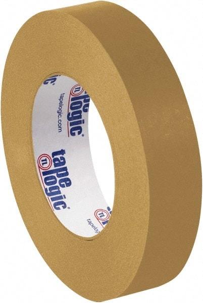 Tape Logic - 1" x 60 Yd Brown Rubber Adhesive Packaging Tape - Paper Backing, 7 mil Thick - All Tool & Supply