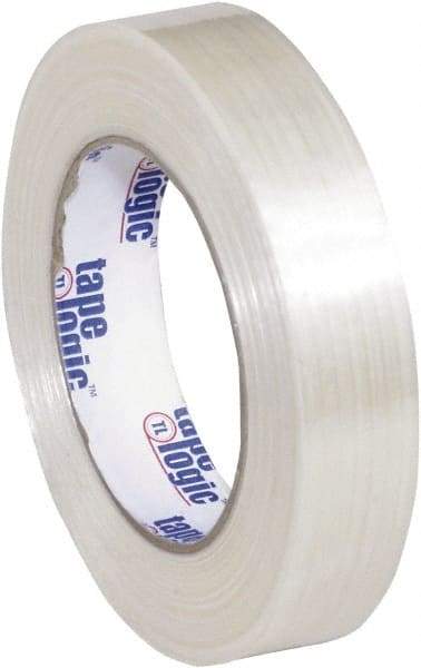 Tape Logic - 1" x 60 Yd Clear Hot Melt Adhesive Strapping Tape - Polypropylene Film Backing, 5.1 mil Thick, 275 Lb Tensile Strength - All Tool & Supply