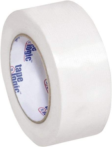 Tape Logic - 2" x 60 Yd Clear Hot Melt Adhesive Strapping Tape - Polypropylene Film Backing, 4.3 mil Thick, 156 Lb Tensile Strength - All Tool & Supply