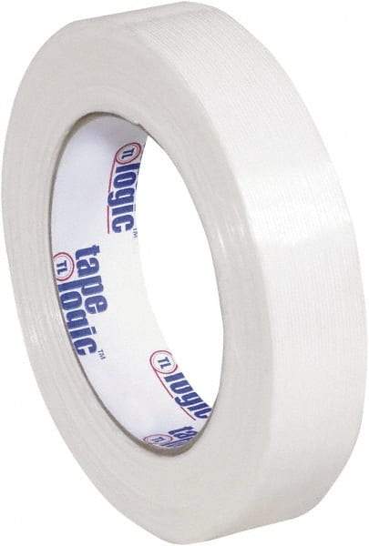 Tape Logic - 1" x 60 Yd Clear Hot Melt Adhesive Strapping Tape - Polypropylene Film Backing, 4.3 mil Thick, 156 Lb Tensile Strength - All Tool & Supply