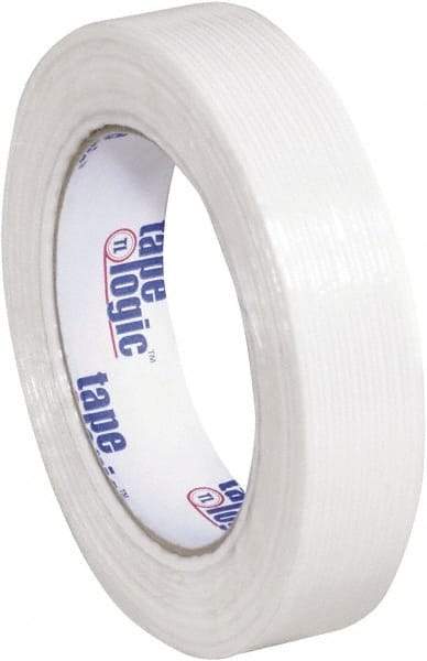 Tape Logic - 1" x 60 Yd Clear Hot Melt Adhesive Strapping Tape - Polypropylene Film Backing, 3.9 mil Thick, 100 Lb Tensile Strength - All Tool & Supply