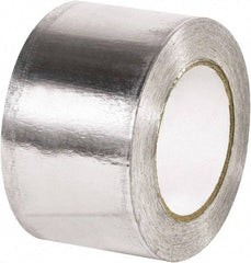 Made in USA - 3" x 60 Yds Silver Foil Tape - 5 mil, Acrylic Adhesive, Aluminum Foil Backing - All Tool & Supply