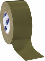 Tape Logic - 3" x 60 Yds Olive Green Duct Tape - 10 mil, Rubber Adhesive - All Tool & Supply